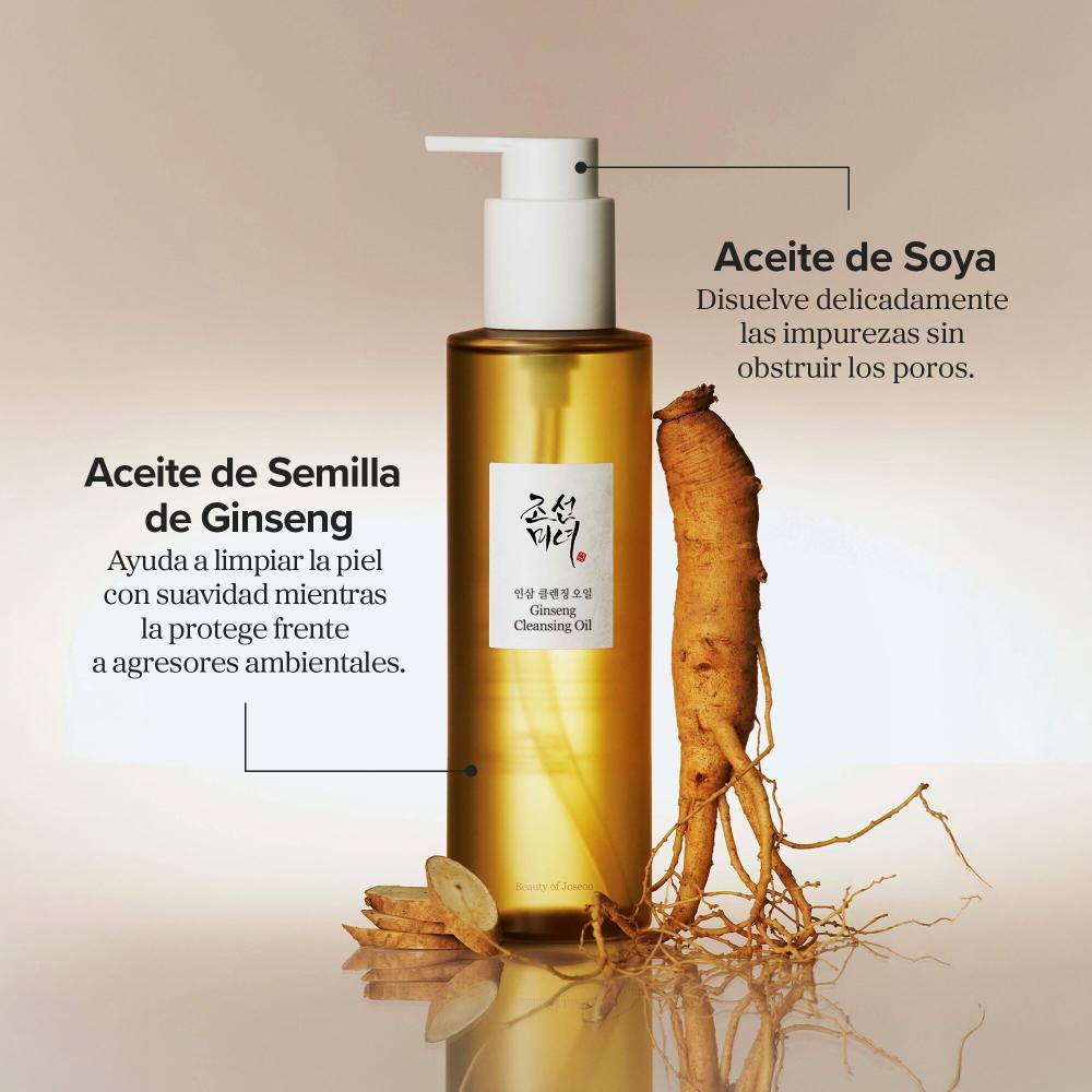 GINSENG CLEANSING OIL FOR GENTLE DAILY CLEANSING (ACEITE LIMPIADOR CON GINSENG)